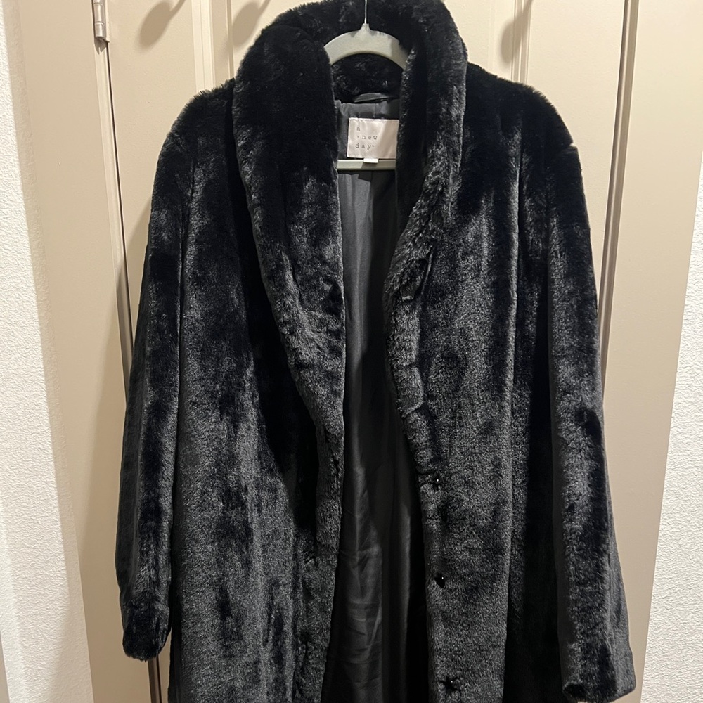 a new day Black Teddy Jacket